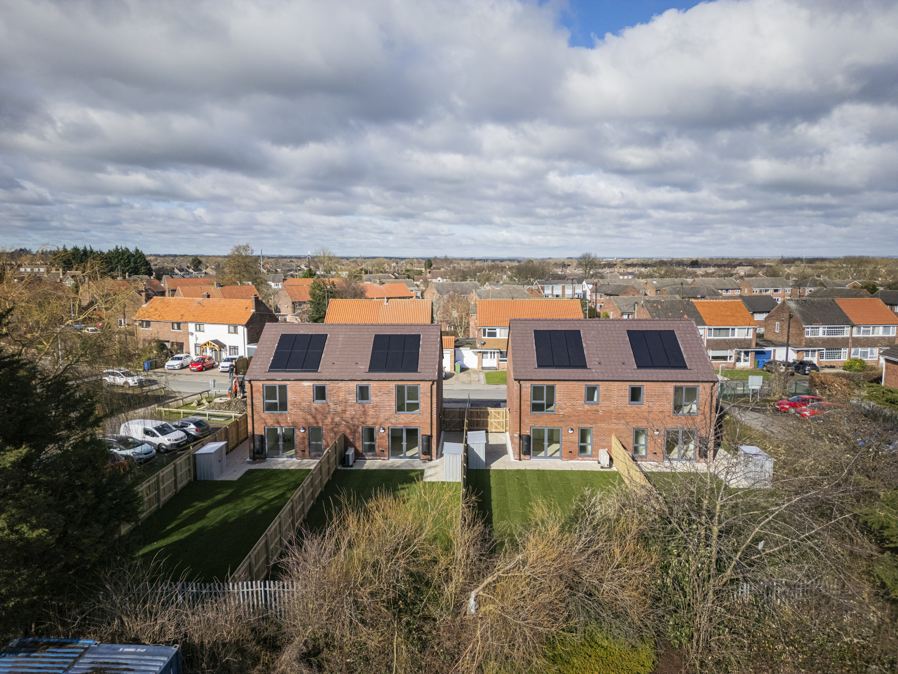 Marley solar panels installed by East Riding of Yorkshire Council